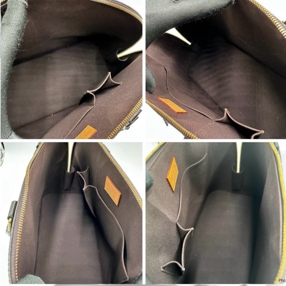 Louis Vuitton Amarante LV Logo Vernis Alma GM Satchel Handbag Shoulder Purse - Picture 12 of 16